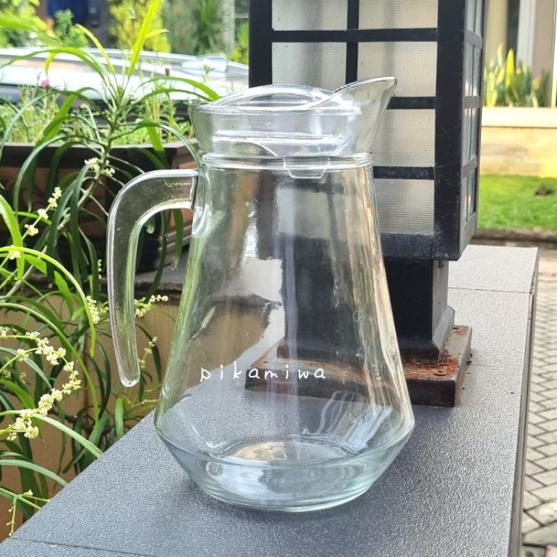 Jual 1 PCS PITCHER KACA POLOS 1,3 LITER SIERRA pitcher kaca pitcher teh ...