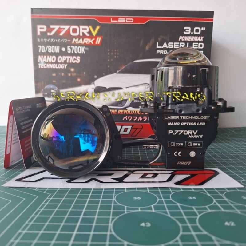 Jual pro7 p.770rv mark II biled projector lens 3 inch hi lo beam 80 ...