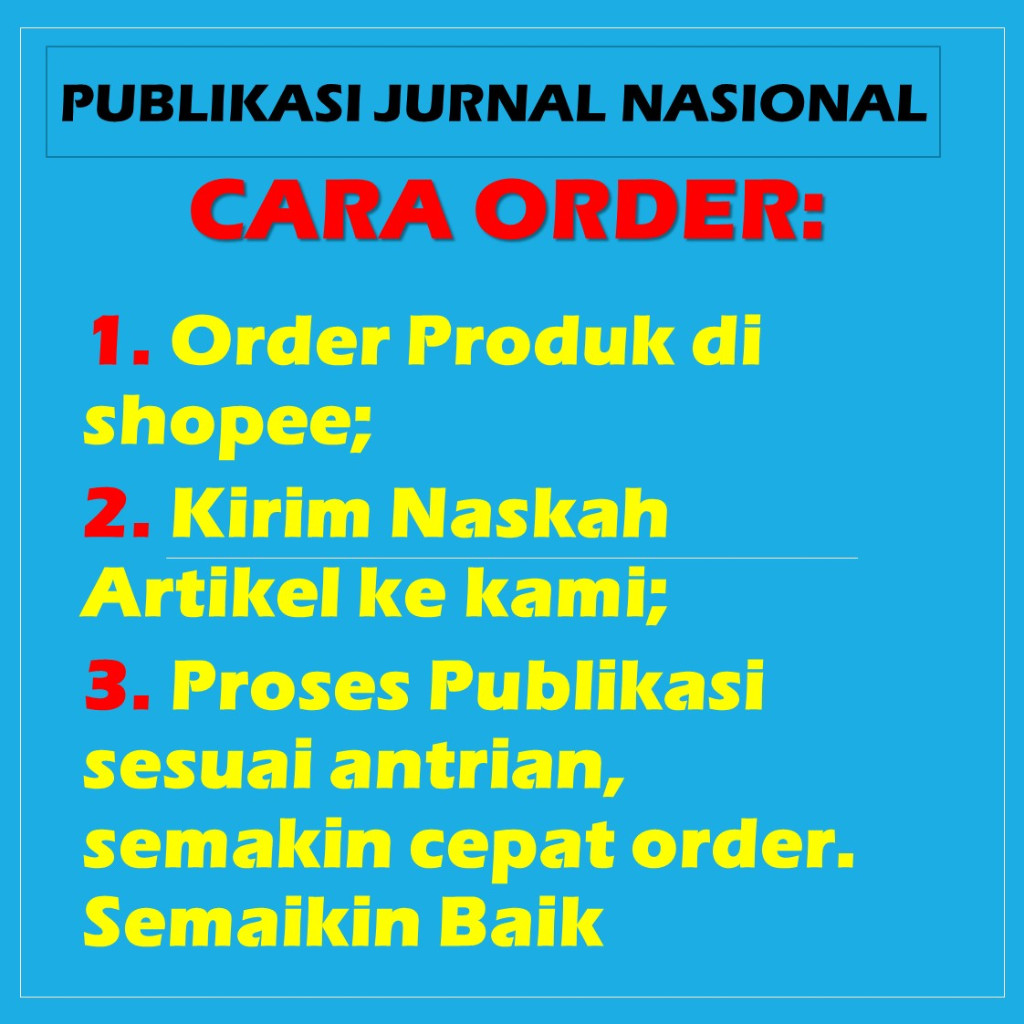 Jual Publikasi Jurnal Nasional Fast Publish (1-2 Jam) | Shopee Indonesia