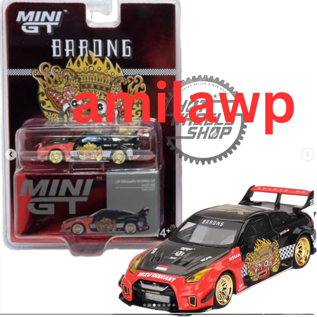 MINI GT 1:64 Nissan 35GT-RR LB Silhouette Works Ver.1 Barong - Nero, MGT00651