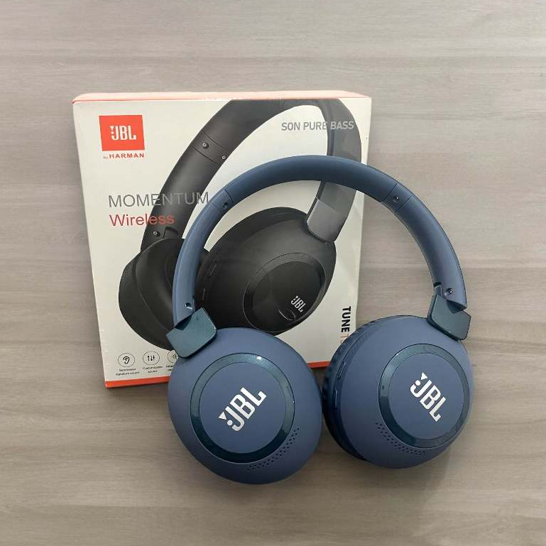 JBL Tune 520BT Wireless On-Ear Headphones, Pure Bass Sound, 57H Battery With Speed Charge, Hands...