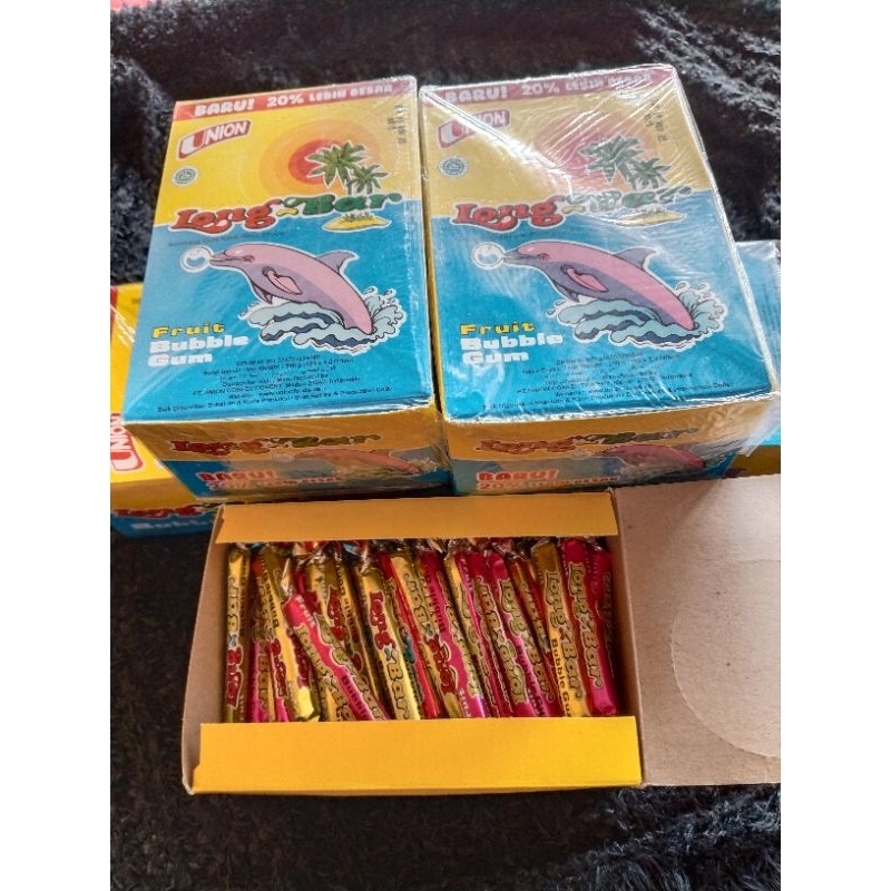 Jual Permen Karet Longbar box isi 100 pcs | Shopee Indonesia