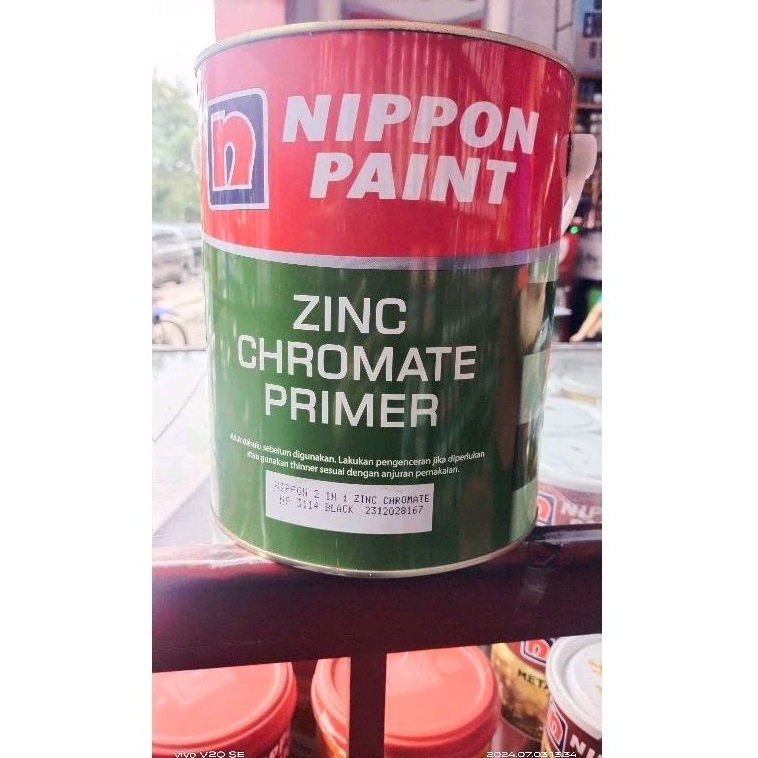 Jual Nippon 2 in 1 Zincromate-5kg-Protective coating Nippon paint ...