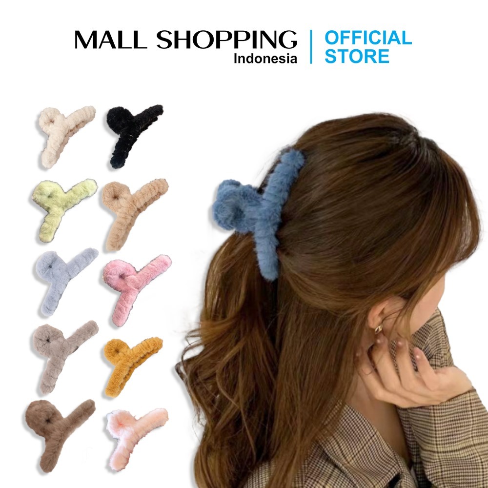 Jual Jepitan Rambut Model Bulu Jepit Jedai Rambut Salon Korea Bulu ...