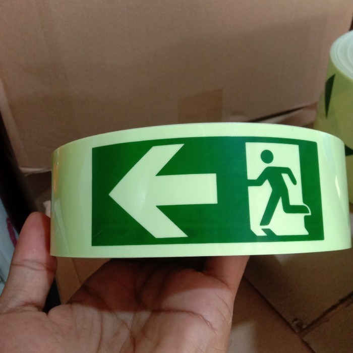 Jual STICKER GLOW IN THE DARK TAPE - GLOW TAPE STIKER FOSFOR 5Cmx5M R/L ...