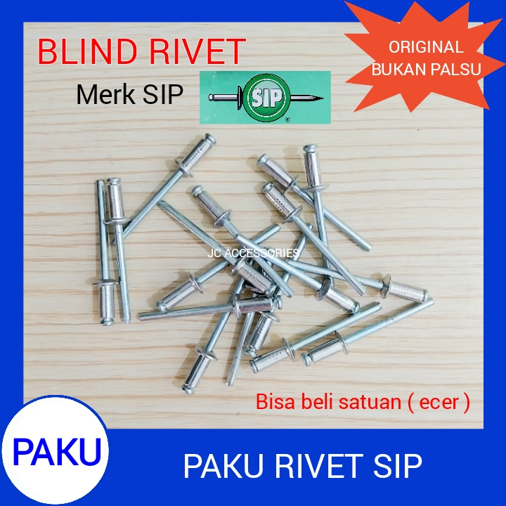 Jual PAKU RIVET SIP BLIND RIVET SIP 440 529 550 649 ORIGINAL ASLI 440 ...