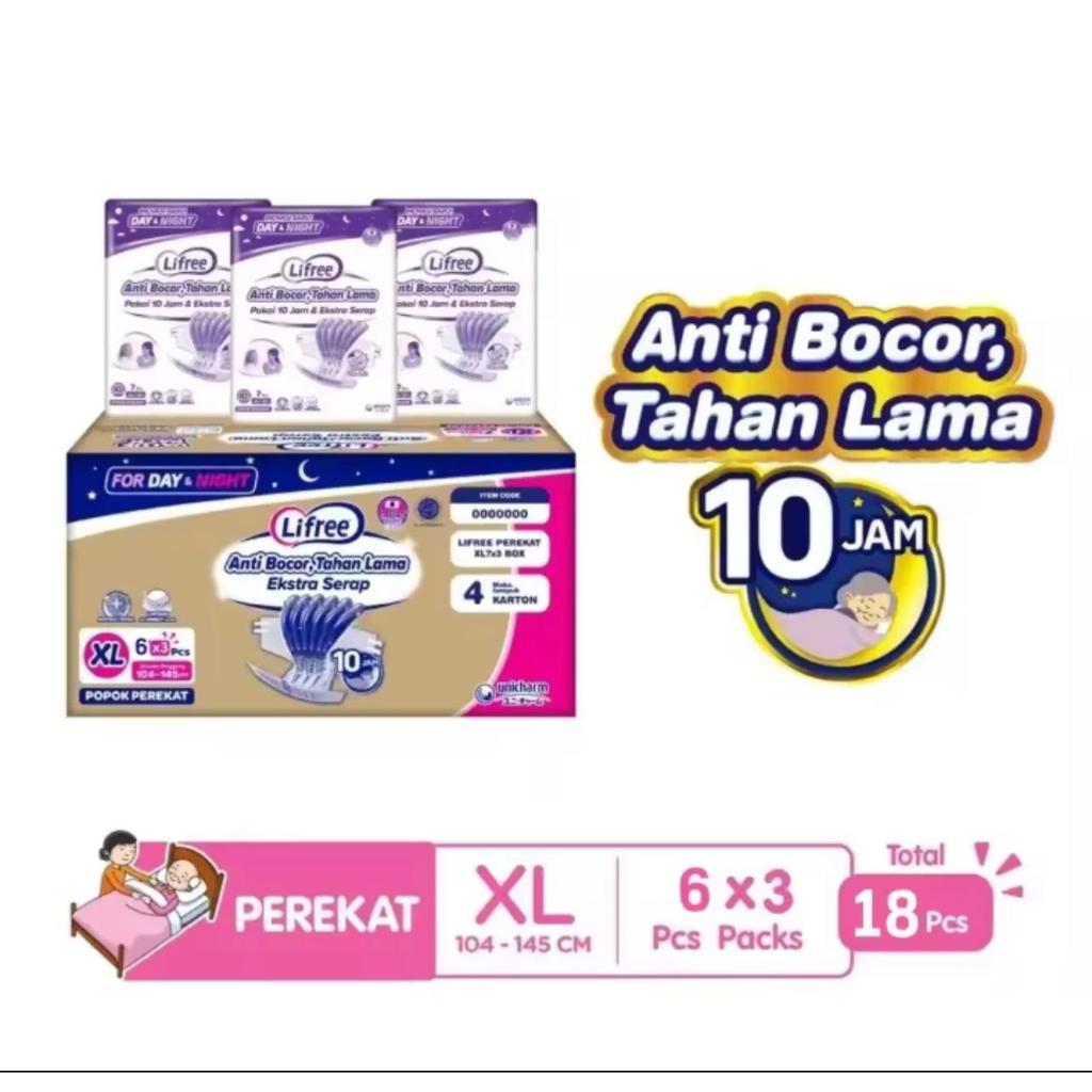 Jual Lifree Popok Perekat M L Xl Box E Pack Carton Shopee Indonesia