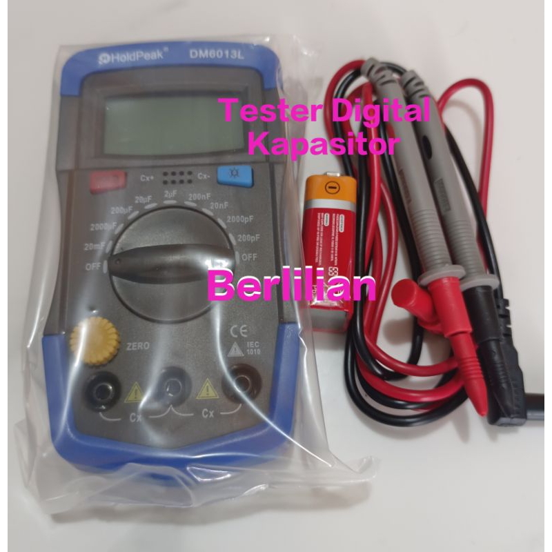 Jual Multitester Digital Kapasitor DM6013L Merek HoldPeak / Multi