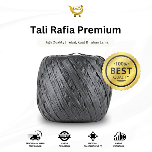 Jual [100% HIGH QUALITY] TALI RAFIA Premium 1KG Tali Plastik Rafia ...