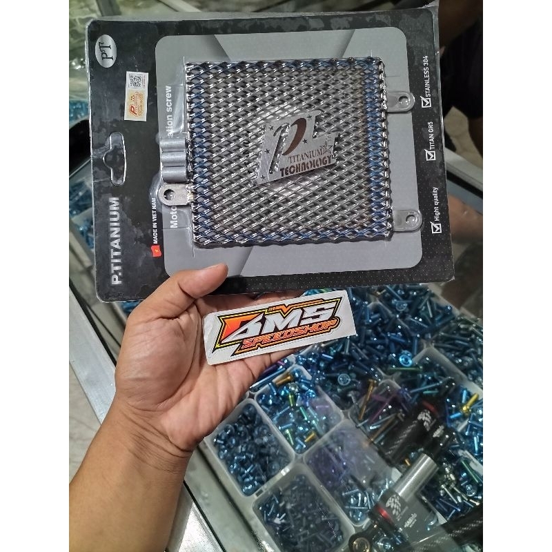 Jual COVER RADIATOR TITANIUM ORIGINAL P.TITANIUM VIETNAMVARIO 125/150 ...