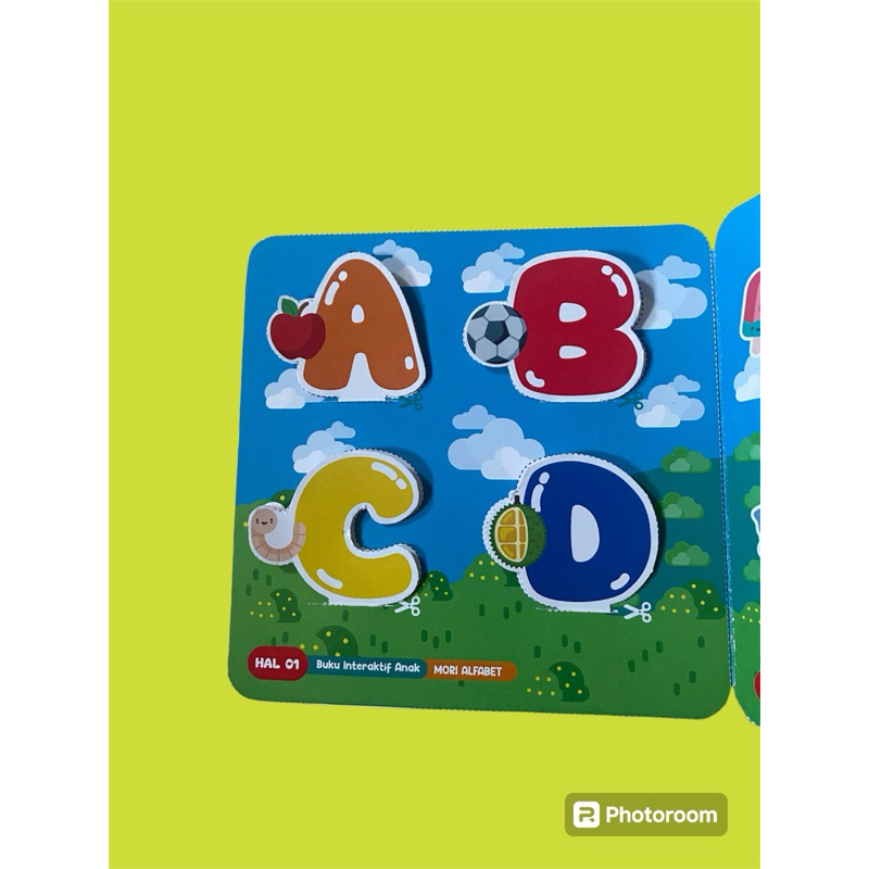 Jual Paper Book Buku Alfabet Abc Mainan Edukasi Anak Melatih Anak ...