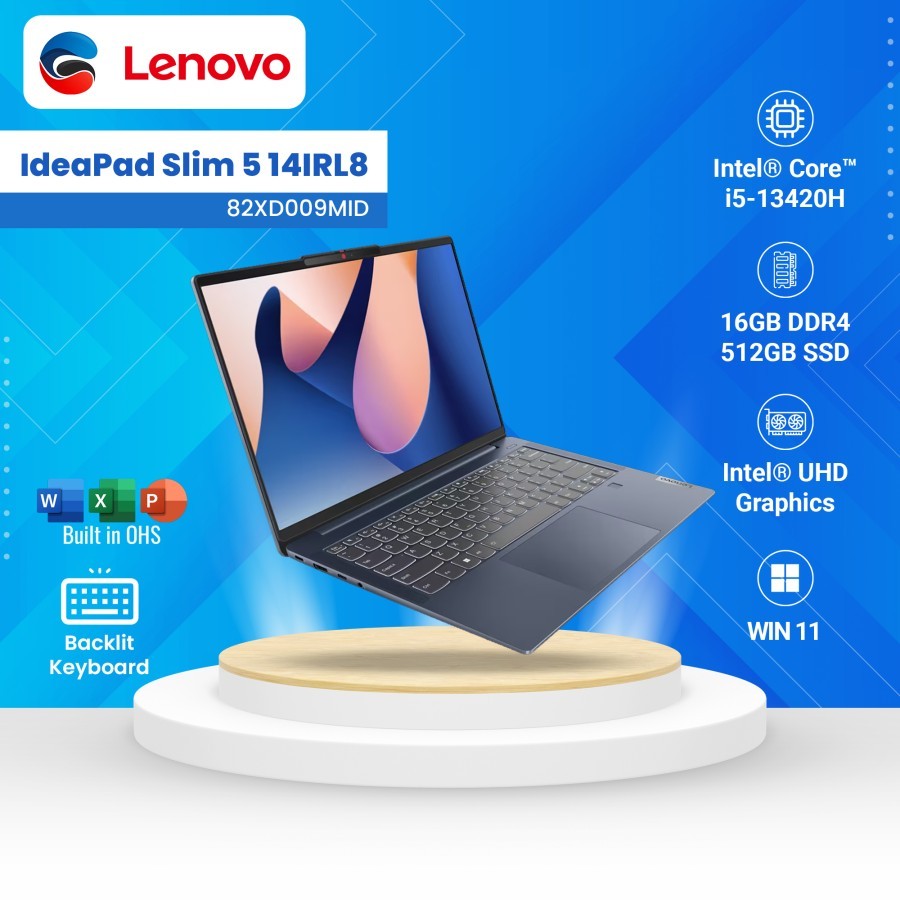 Jual Lenovo Laptop Ideapad Slim 5 14irl8 Intel Core I5 13420h 16gb 512gb Ssd 14 Wuxga W11 Oled 4506