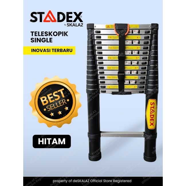 Jual Stadex Tangga Teleskopik Single Aluminium Mtr Mtr Shopee Indonesia