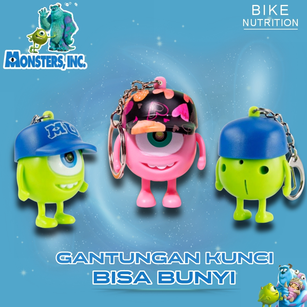 Jual GANTUNGAN KUNCI BUNYI I LOVE U MIKE MONSTER INC KEYCHAIN MONSTER ...