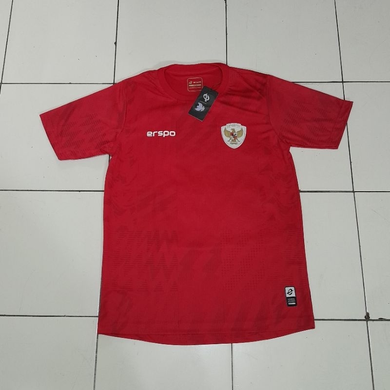 Jual JERSEY TIMNAS INDONESIA SUPPORTER VERSION HOME ORIGINAL ERSPO 2024 ...