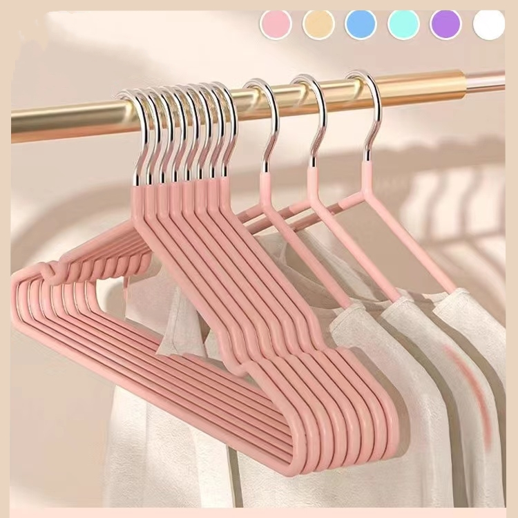 Jual 1 SET ISI (10 PCS) Hanger baju gantungan baju anti karat hanger ...