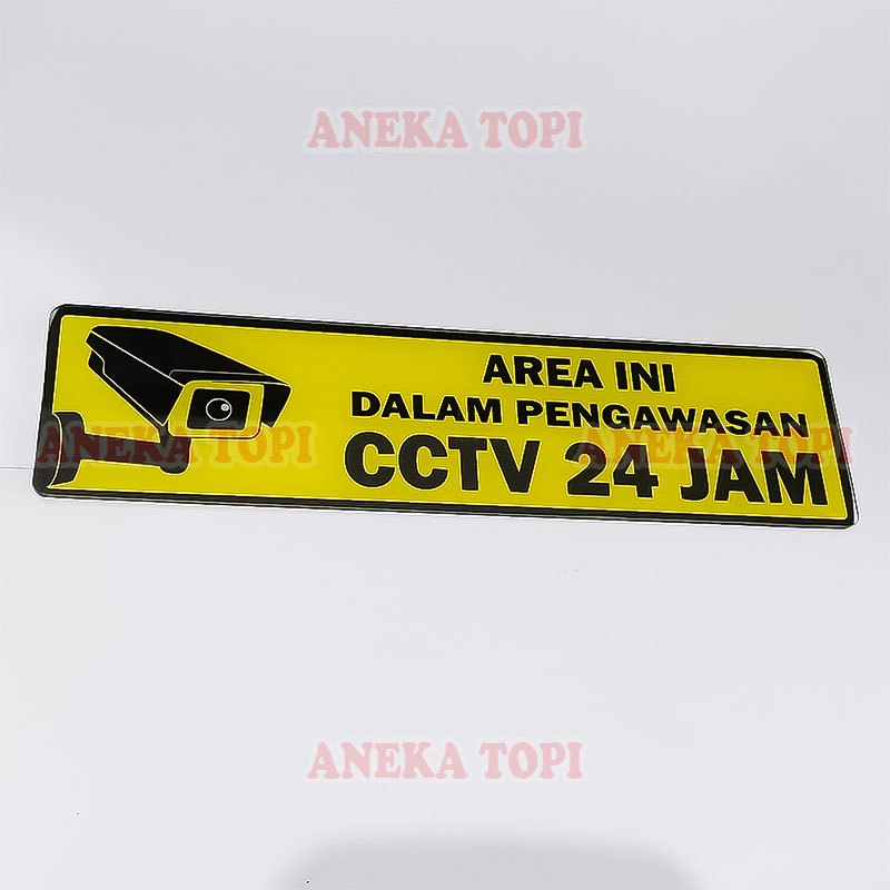 Jual Papan Sign CCTV Papan Pemberitahuan Area Dalam Pengawasan CCTV ...