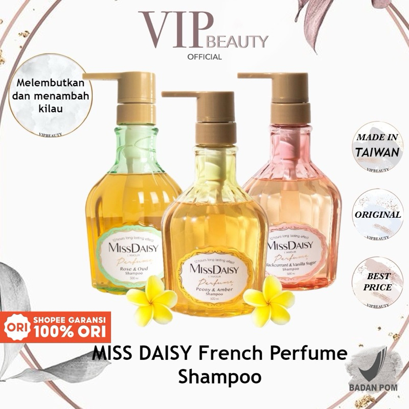 Jual Miss Daisy French Perfume Shampoo 500ml50ml Anti Ketombe Rontok Lepek Gentle 