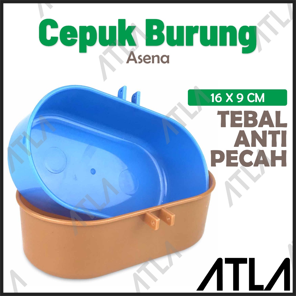 Jual Cepuk Mandi Burung Bak Tempat Pakan Wadah Makan Minum Kandang Anti ...