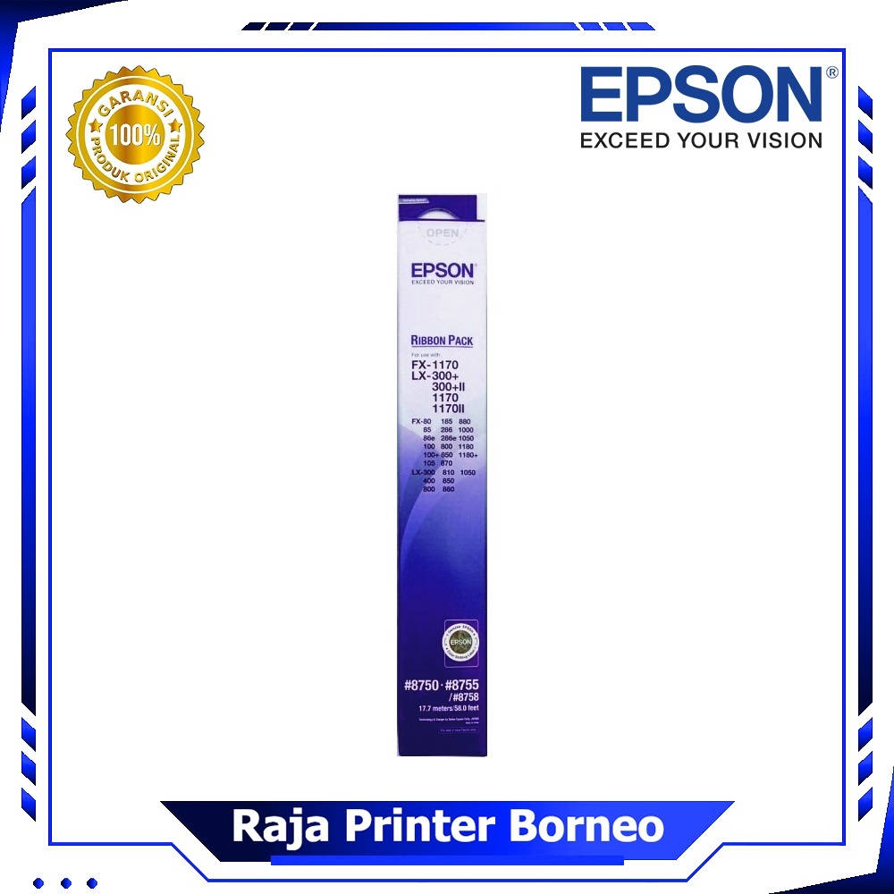 Jual Pita Printer Epson Lx-300 Ribbon Pack Refill Lx300 Original Produk ...