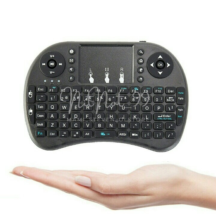 Jual Keyboard Mini Led Wireless Touchpad Mouse 2.4G | Shopee Indonesia