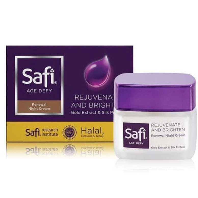 Jual SAFI AGE DEFY RENEWAL NIGHT CREAM 40ML | Shopee Indonesia