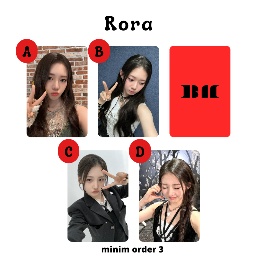 Jual [UNOFFICIAL] PHOTOCARD BABYMONSTER BAEMON RUKA PHARITA ASA AHYEON ...