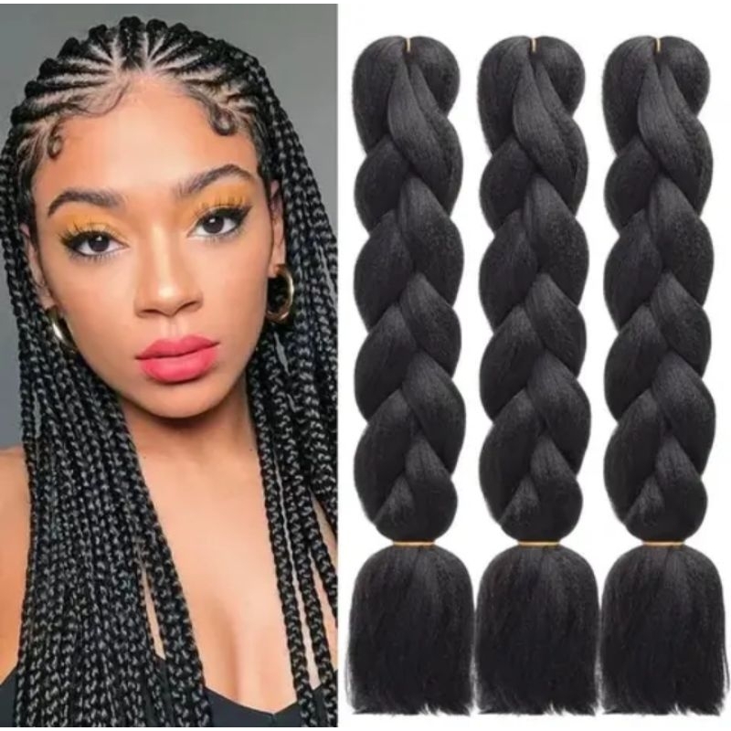 Jual GRIYA REMA Extension Box Braids Rambut Sambung Kepang Rambut Anyam ...