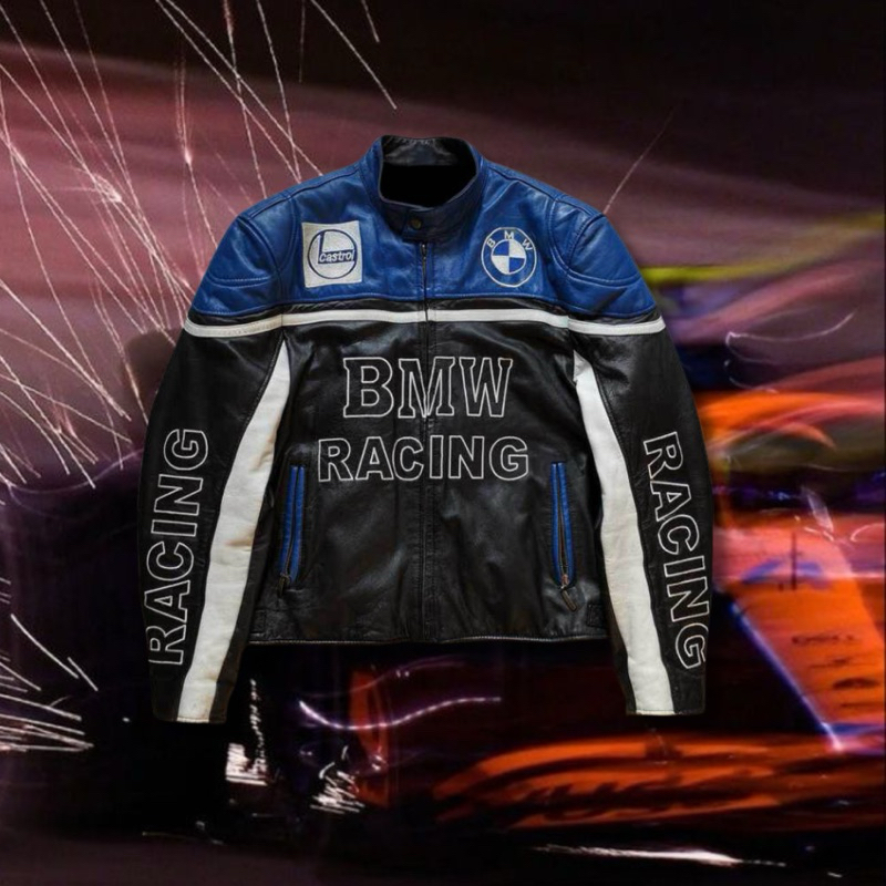 Jual IAMYOURQL - BMW Racing 02 Race Jacket Leather | Shopee Indonesia