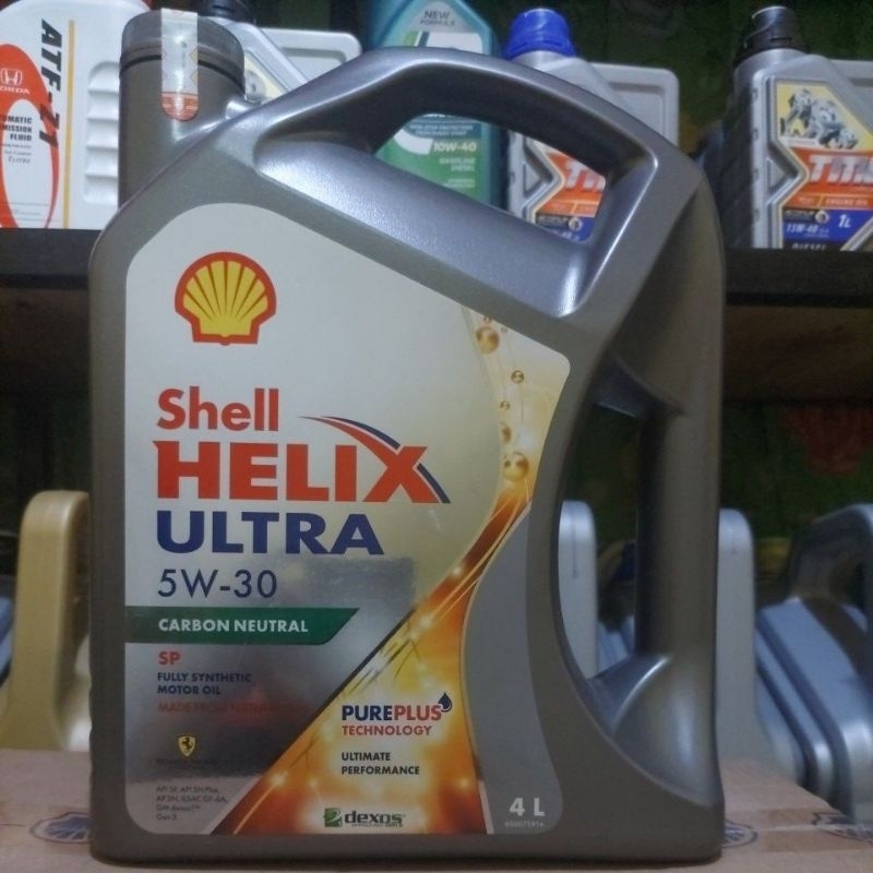 Jual OLI MOBIL SHELL HELIX ULTRA 5W-30 4 LITER | BARCODE SCANE ( OLI ...