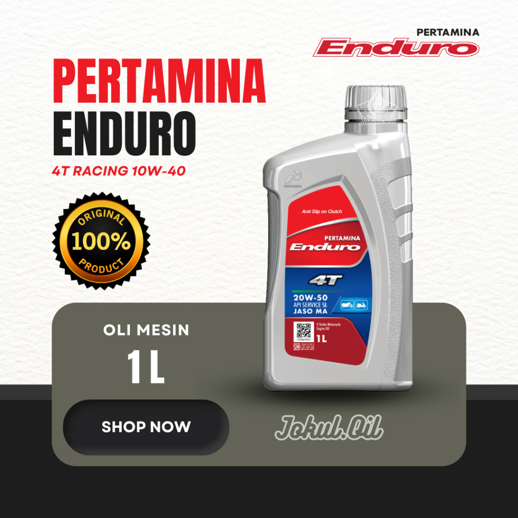 Jual Oli Motor Manual/Bebek Pertamina Enduro Racing 10W-40 Original ...