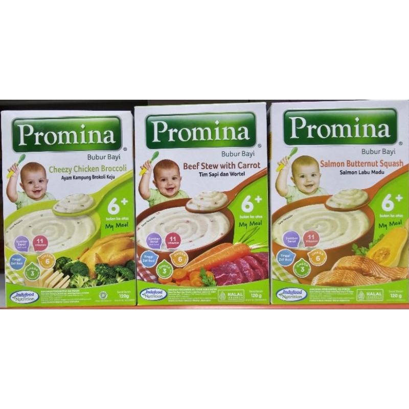 Jual Promina Bubur Bayi 120gr Box - Untuk Usia 6 Bulan Ke Atas | Shopee ...