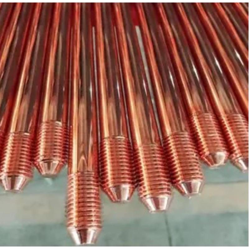 Jual Grounding Rod 5/8x2mtr Full Tembaga Derat Ulir kiri Kanan | Shopee ...