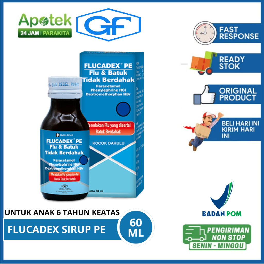 Jual Flucadex Obat Flu Demam Batuk Pilek Strip/Sirup | Shopee Indonesia