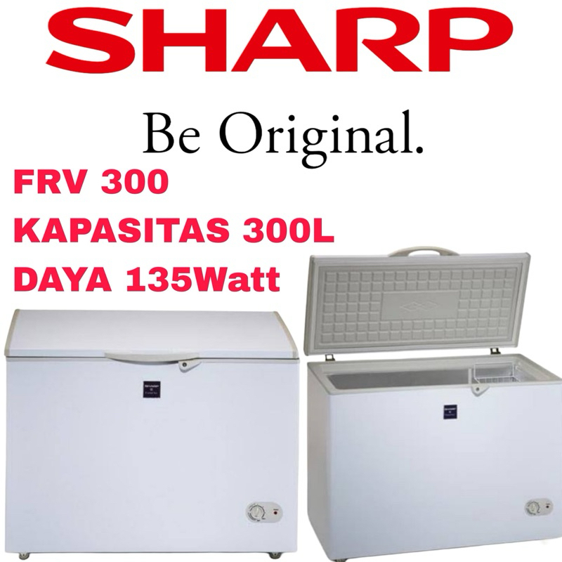 Jual Box freezer 300 liter sharp frv-300 box freezer sharp 300 liter ...