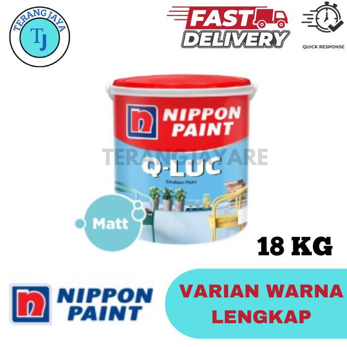 Jual Cat Tembok Qluc 18kg Nippon Paint Besar Pail Shopee Indonesia