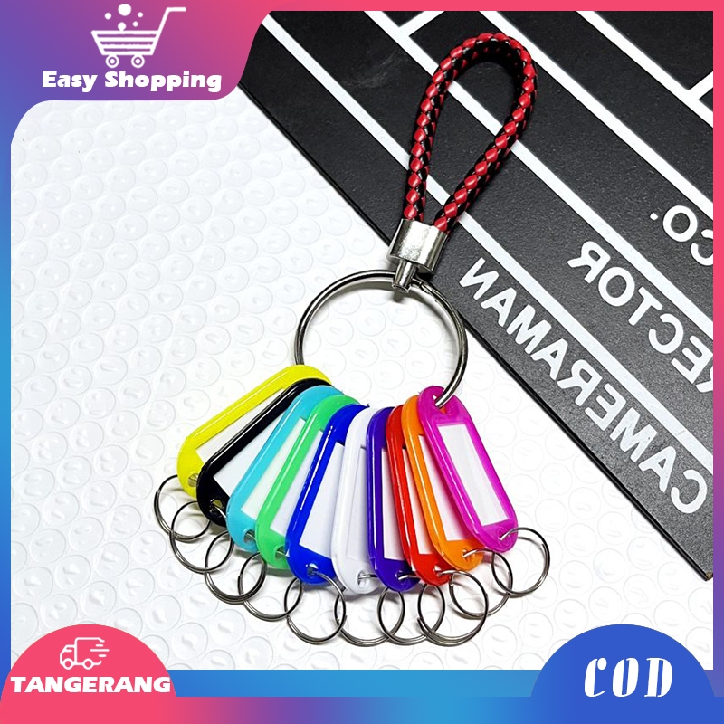 Jual 20pcs Gantungan Kunci Label Nama Tempat Penyimpanan Kunci Label ...