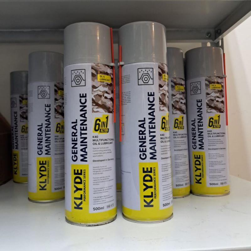 Jual KLYDE GENERAL MAINTENANCE k40 oil dan lubricant KLYDE spray 500ML ...