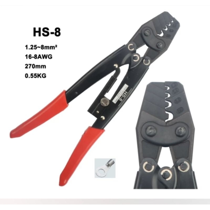 Jual Tang Akun HS-8 (1,25-8) 8mm Crimping Skun HS8 Tool Skun | Shopee ...