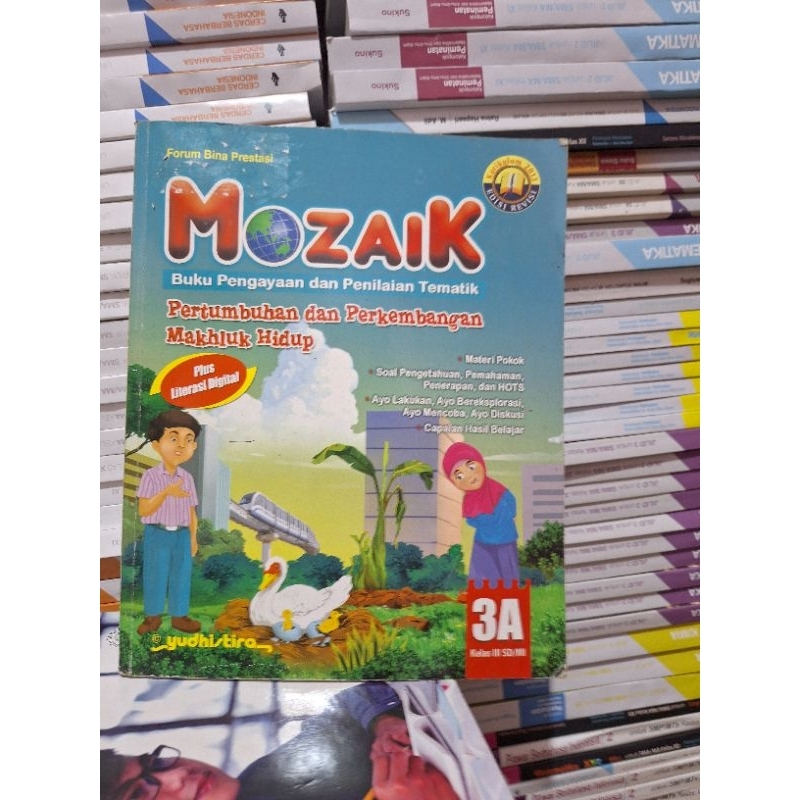 Jual buku mozaik 3A,3B,3C 3D,3E, 3E,3G,3H untuk kelas 3 III sd mi ...