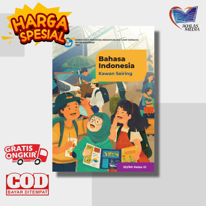 Jual Buku Bahasa Indonesia SD Kelas 3 Kurikulum Merdeka | Shopee Indonesia