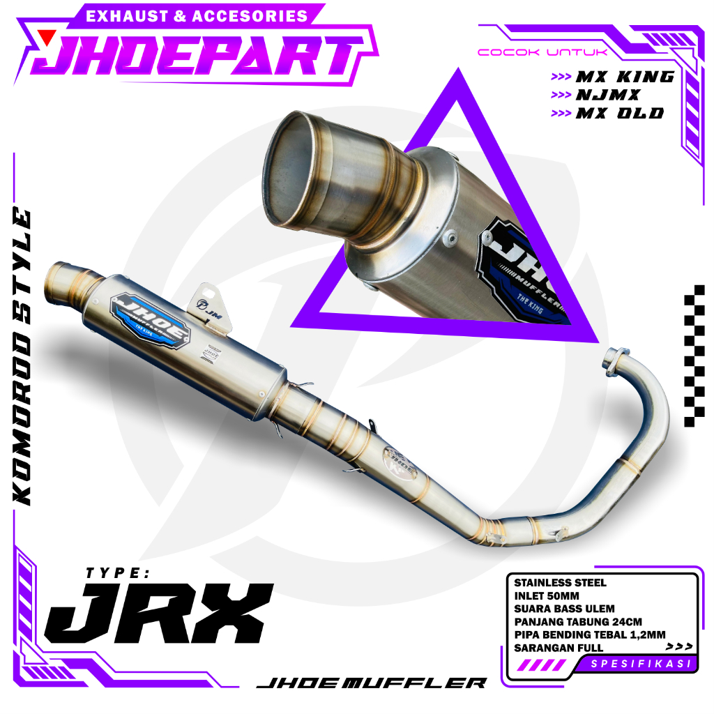 Jual Knalpot Racing MX KING MX NEW MX OLD type JRX Original Jhoe ...
