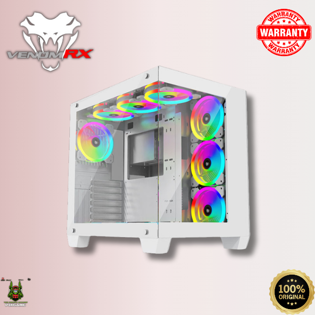 Jual VenomRX Daemon Continental S7 Mid Tower PC Case White | Shopee ...