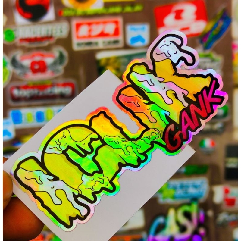 Jual stiker motor / stiker racing / iclik gank HOLOGRAM | Shopee Indonesia