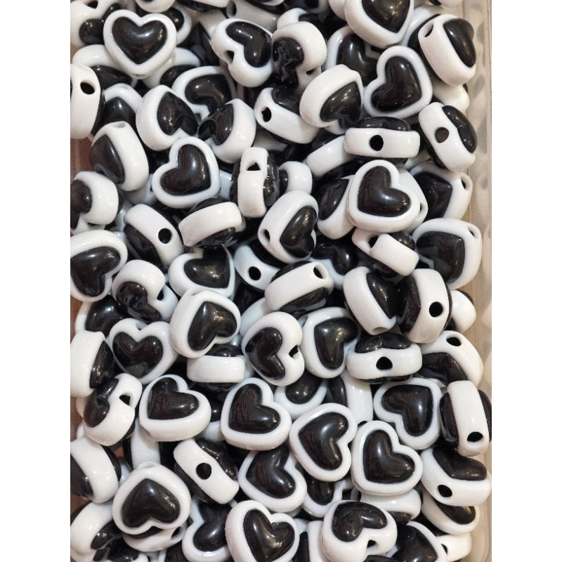 Jual MANIK-MANIK WARNA HITAM BERBAGI BENTUK (BLACK SERIES BEADS