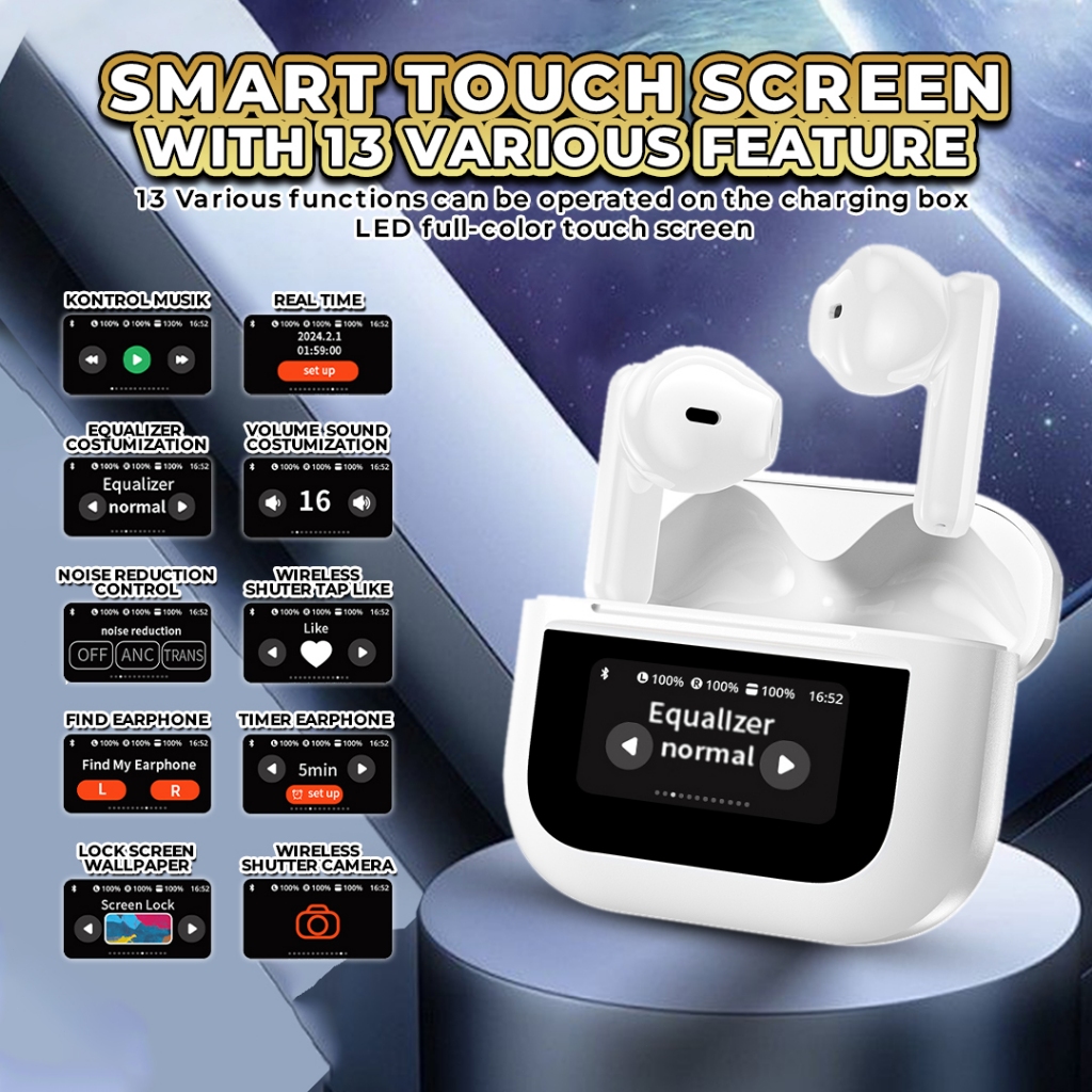 Jual DingDong COD TWS YX28 Earphone ANC/ENC True Wireless Bluetooth V5 ...