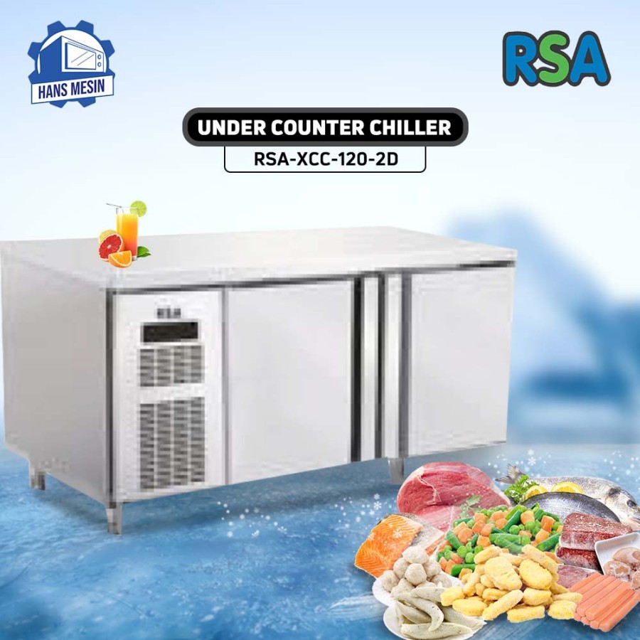 Jual RSA Undercounter Chiller XCC-120-2D / XCC1202D / XCC 1202D ...