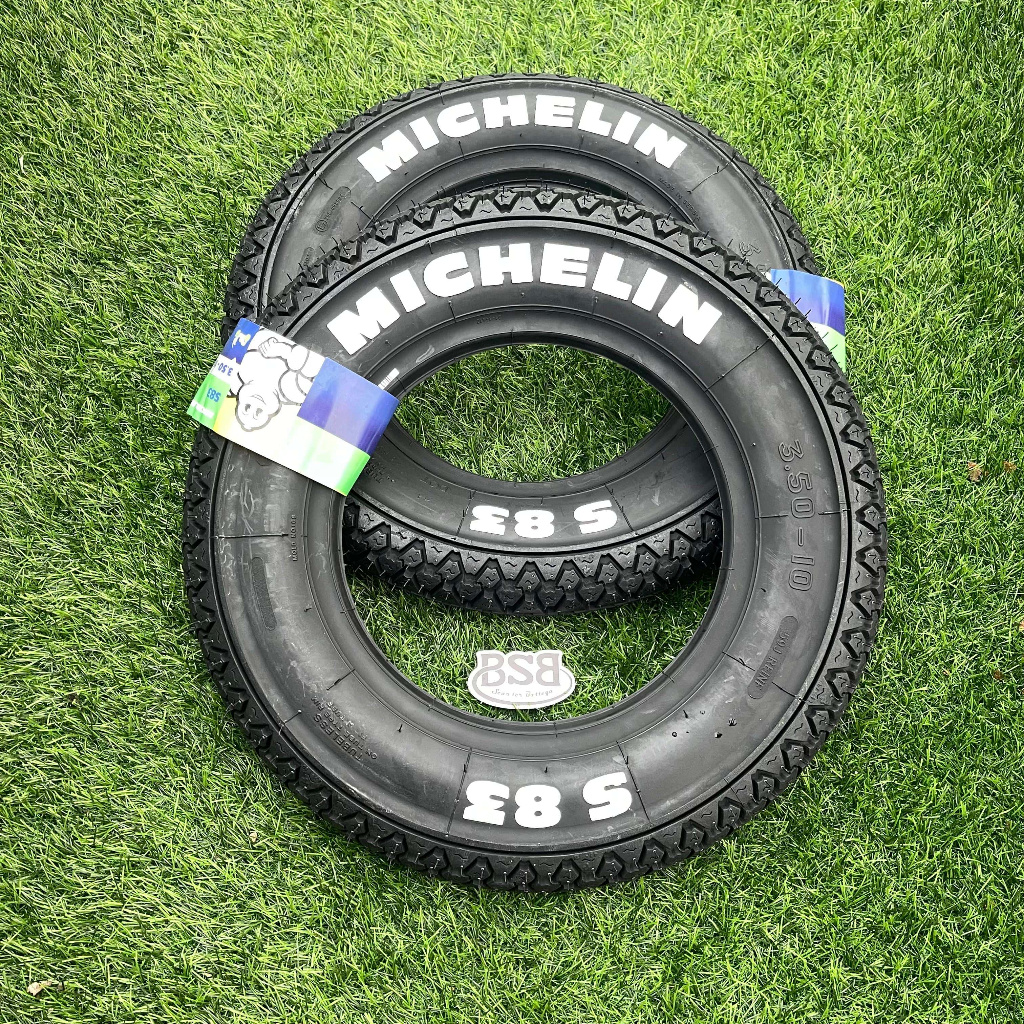 Pneumatici Michelin S83 3.00-10 42J – Per Vespa 50 Special – Coppia Di 2 Gomme