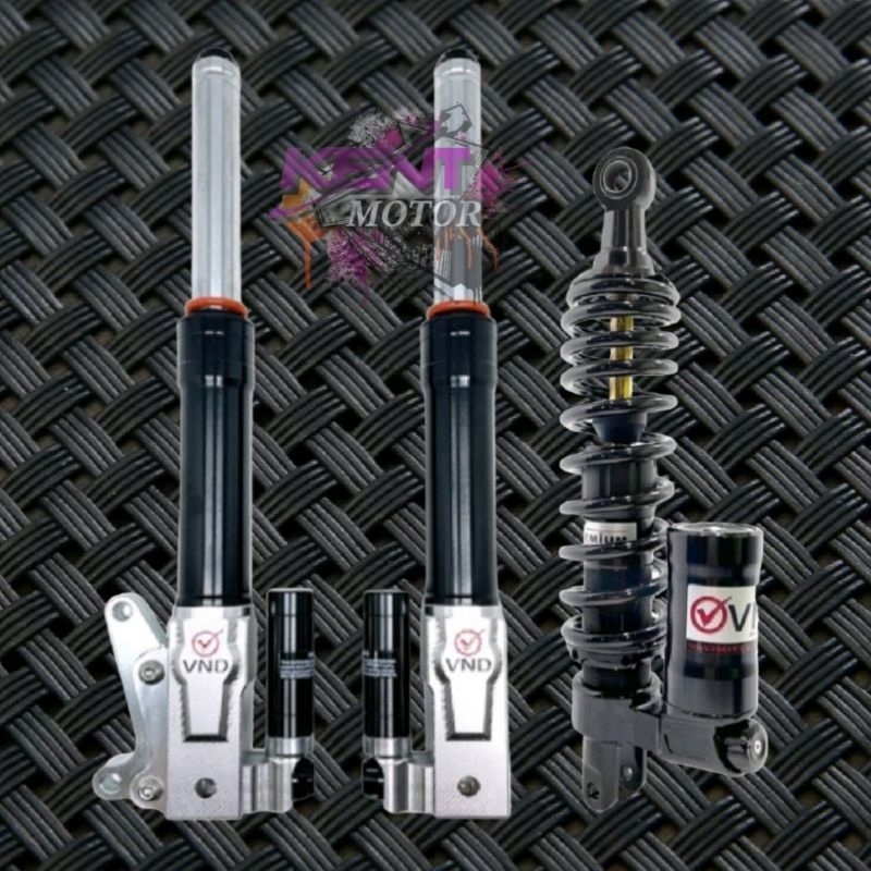 Jual Shock VND PREMIUM Shock paketan depan+belakang tabung bawah motor ...