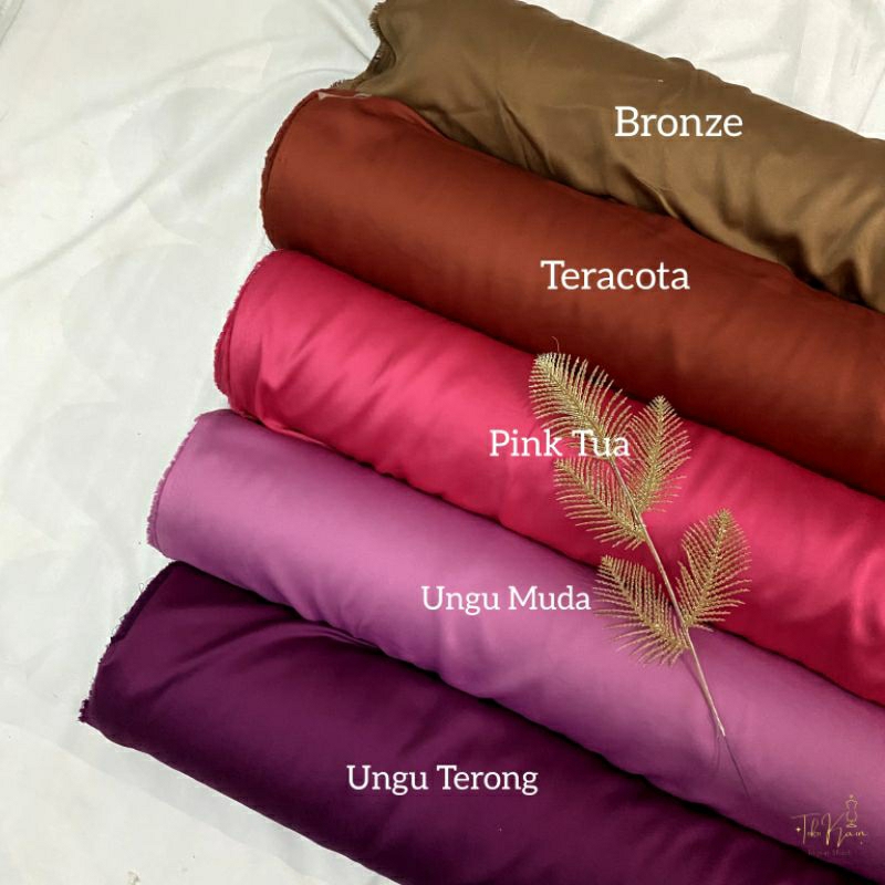 Jual KAIN SATIN ROBERTO HIGH END CAVALI PREMIUM, (Halus, Lembut, jatuh ...